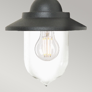 Sandown 1 String Light Lantern - Black 2