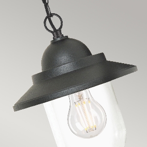 Sandown 1 String Light Lantern - Black 3