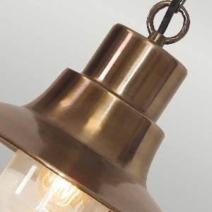 Sheldon 1 string light lantern - Antique brass 3
