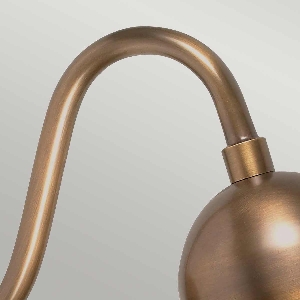 Somerton 1 Light Wall Lantern - Aged Brass 4