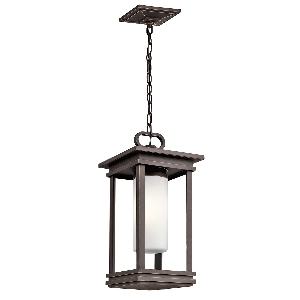 South Hope 1 Licht kleine Kette Laterne - Rubbed Bronze