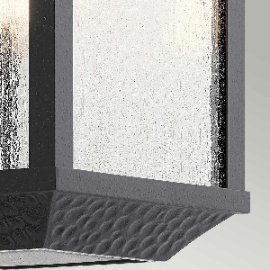 Springfield 1 Light Medium Wall Lantern - Distressed Black 4