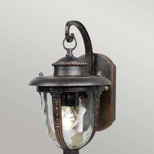 St Louis 1-light small wall lantern - Weathered Bronze 2