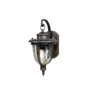 St Louis 1-light small wall lantern - Weathered Bronze 1