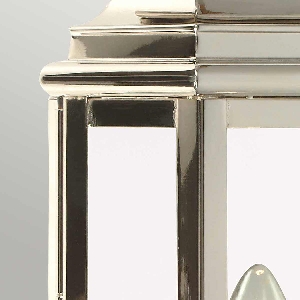 St Martins 1 Light Wall Lantern - Polished Nickel 4