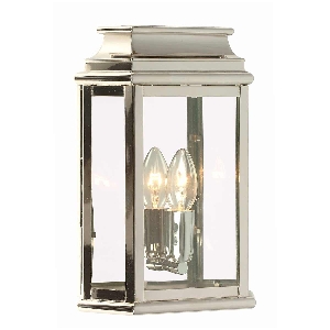 St Martins 1 Light Wall Lantern - Polished Nickel 1