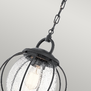 Vandalia 1 Light Medium Chain Lantern - Textured Black 5