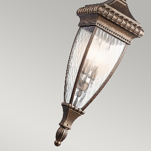 Venetian Rain 2 String Light Lantern - Brushed Bronze 3