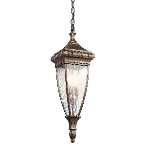 Venetian Rain 2 String Light Lantern - Brushed Bronze 1