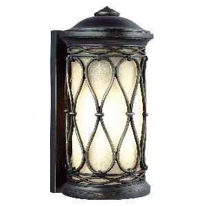 Wellfleet 1-Light Wall Lantern - Aged Bronze 1