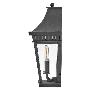 Chapel Hill outdoor half-wall lantern 4