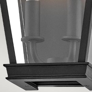 Chapel Hill outdoor half-wall lantern 8