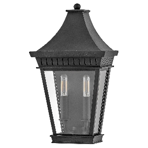 Chapel Hill outdoor half-wall lantern 10