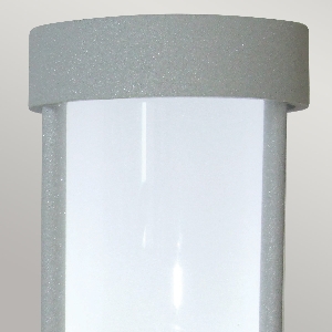 Beta wall lantern - matt silver 3