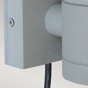 Beta wall lantern - matt silver 4