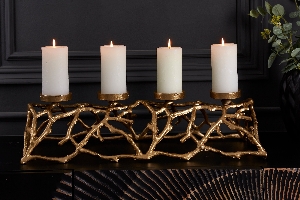 Candle holder ABSTRACT 4-light 4
