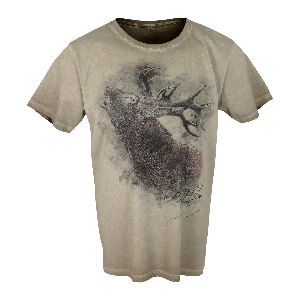 ALMTRACHT T-shirt deer, brown