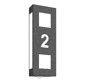 Wall outdoor luminaire 22/HN/BM with motion detector 1