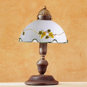 Tischleuchte NONNA, Altmessing, Vino D 20 cm, max. Höhe 32 cm, 1 flg., E27, 75 W